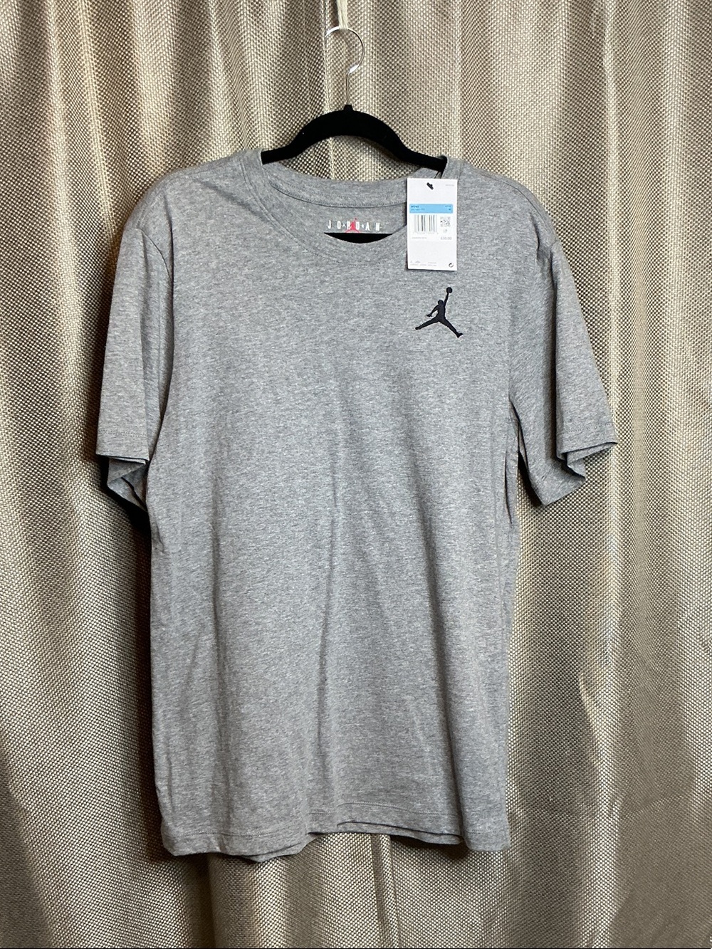Jordan Men's Heather Gray Short-Sleeve Jumpman T-Shirt